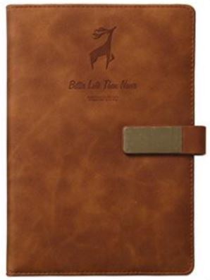 Bloc-notes en similicuir Bigbuy
