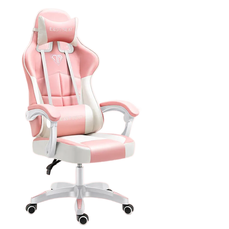 Fauteuil de Bureau Ergonomique Inclinable en Cuir Bigbuy