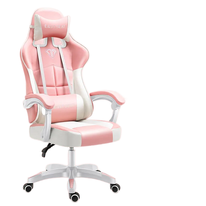 Fauteuil de Bureau Ergonomique Inclinable en Cuir Bigbuy