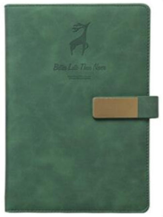 Bloc-notes en similicuir Bigbuy